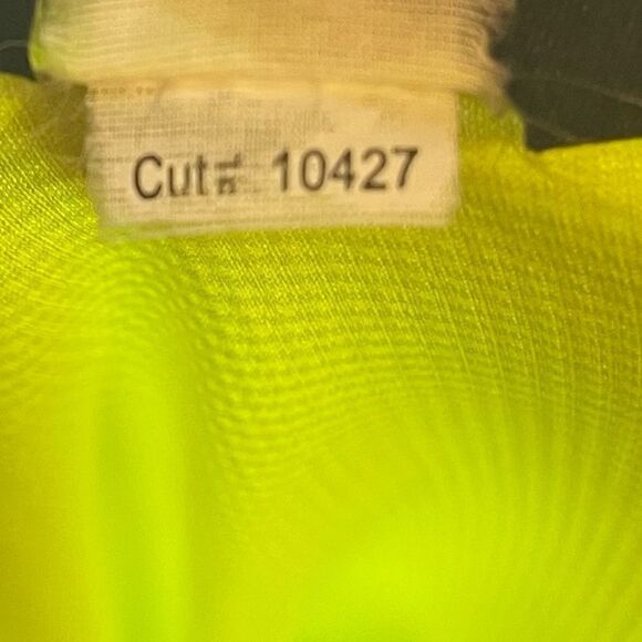 Canari Neon Yellow Bicycle Racing Shirt in size XL (Half Zip) - Picture 3 of 6